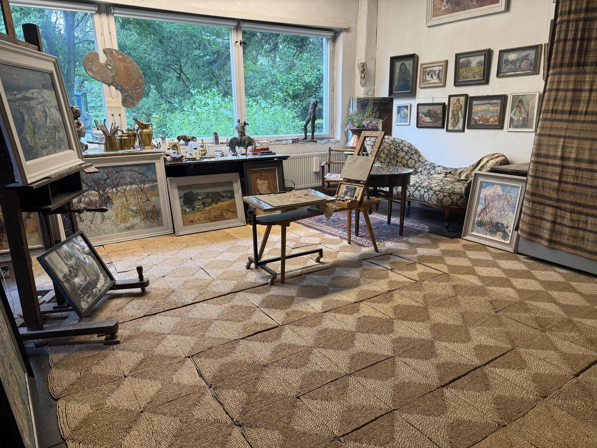 Atelier von Otto Niemeyer-Holstein Atelier von Otto Niemeyer-Holstein