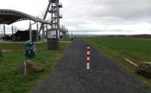 Barbaraturm - Fördergerüst und Aussichtsturm der Förderanlage auf der Steineberger Höhe - ©Julia Marmulla Barbaraturm - Fördergerüst und Aussichtsturm der Förderanlage auf der Steineberger Höhe - ©Julia Marmulla