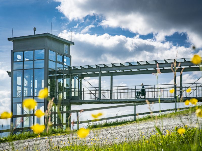 Panorama Aufzug Arber Bergstation - ©Dietmar Denger Panorama Aufzug Arber Bergstation - ©Dietmar Denger