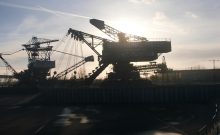 Bagger in der abendlichen Sonne - Blick über die Arena - ©Udo Rheinländer Bagger in der abendlichen Sonne - Blick über die Arena - ©Udo Rheinländer