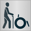 Piktogramm „Menschen mit Gehbehinderung“