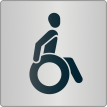 Piktogramm „Rollstuhlfahrer“