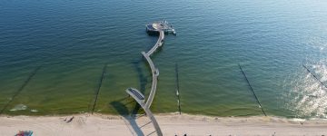 Zu den nach „Reisen für Alle“ zertifizierten Einrichtungen im Ostseebad Koserow gehört unter anderem die örtliche Seebrücke. © Kurverwaltung Koserow 