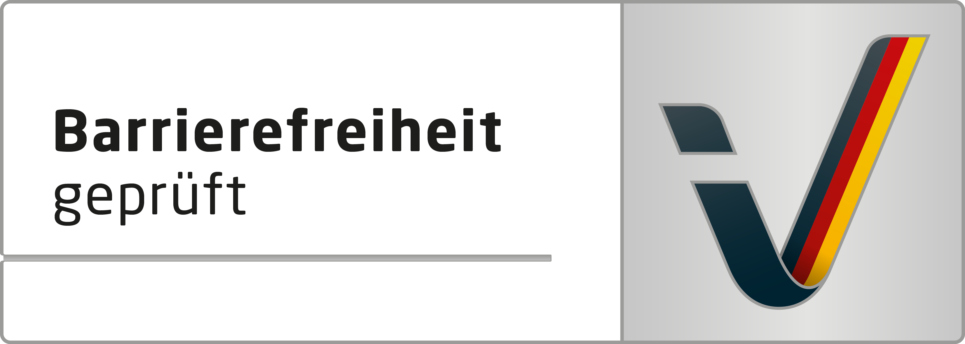 Kennzeichen „Barrierefreiheit geprüft“ Kennzeichen „Barrierefreiheit geprüft“